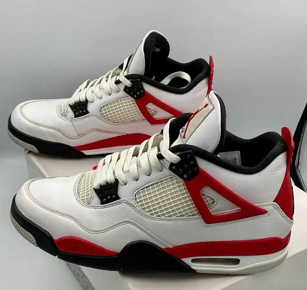 Jordan 4 Retro Red Cement DH6927-161 Sz 11 #205